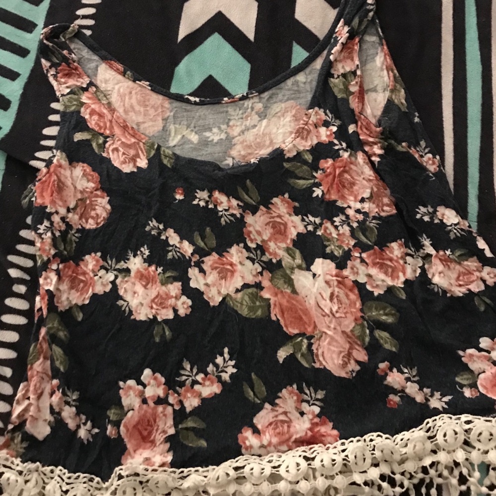 Floral tank top